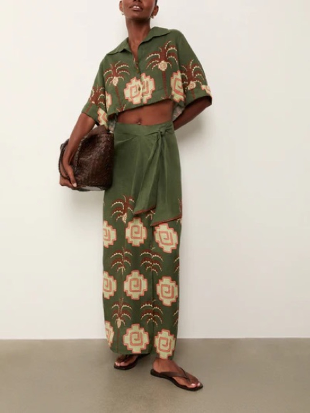(Johanna Ortiz) Green Cumbi Shirt
